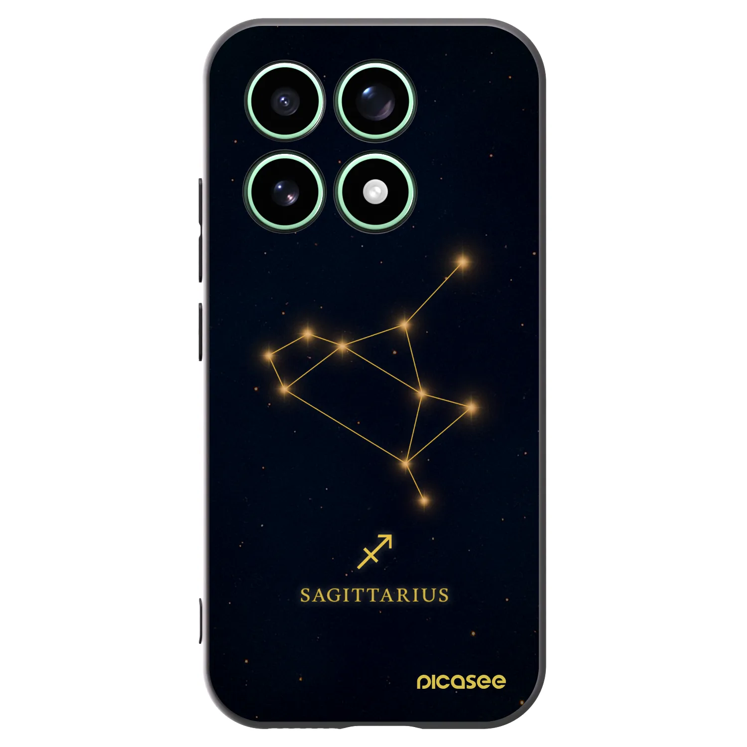 Picasee silikonski črni ovitek za Xiaomi 17 - SAGITTARIUS