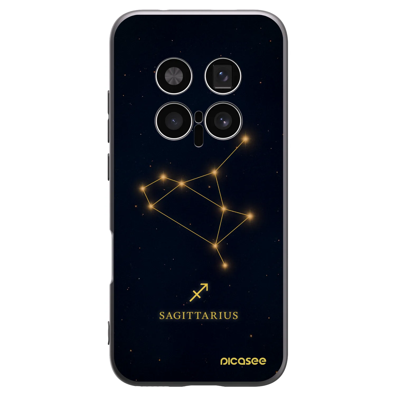 Picasee silikonski črni ovitek za Honor Magic8 Pro 5G - SAGITTARIUS