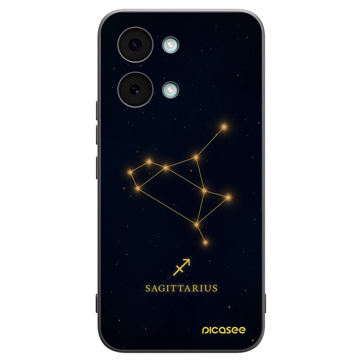 Picasee silikonski črni ovitek za Xiaomi Poco X8 Pro Max - SAGITTARIUS