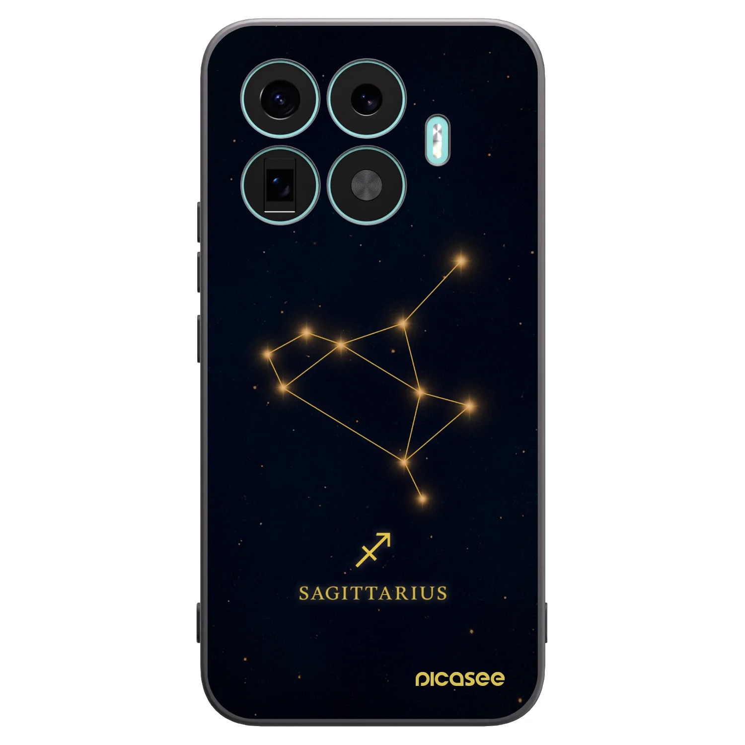 Picasee silikonski črni ovitek za Xiaomi 17T Pro - SAGITTARIUS