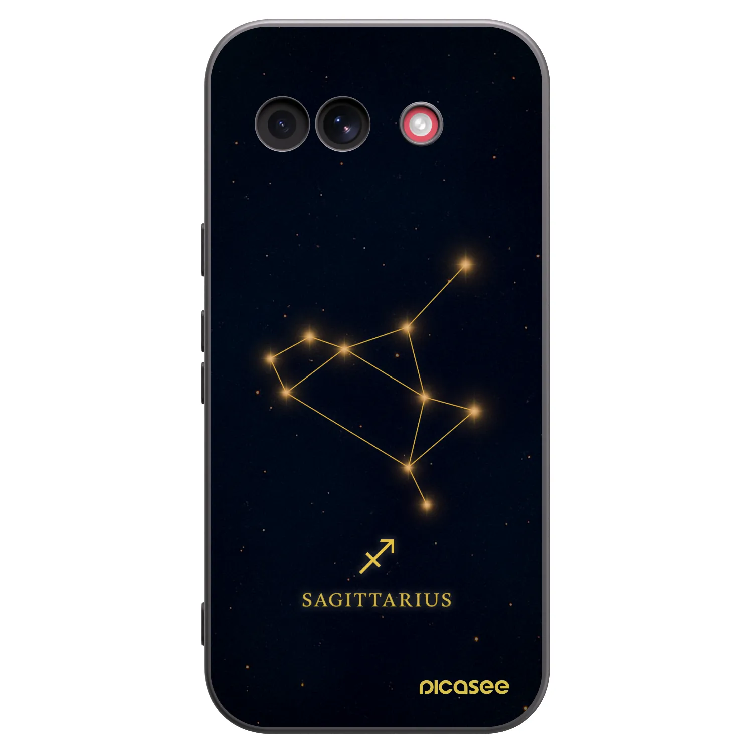 Picasee silikonski črni ovitek za Google Pixel 10a - SAGITTARIUS