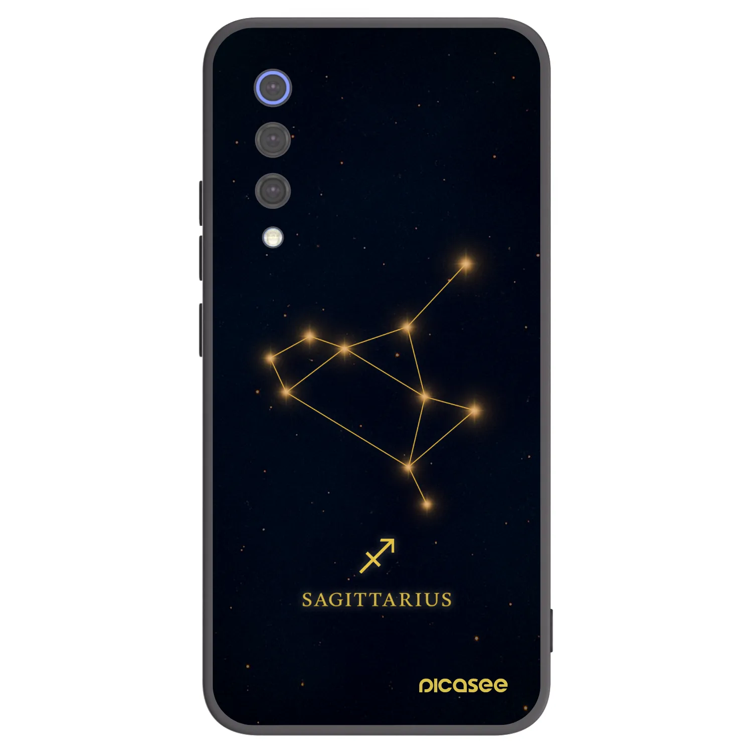Picasee silikonski črni ovitek za Xiaomi Mi 9 SE - SAGITTARIUS