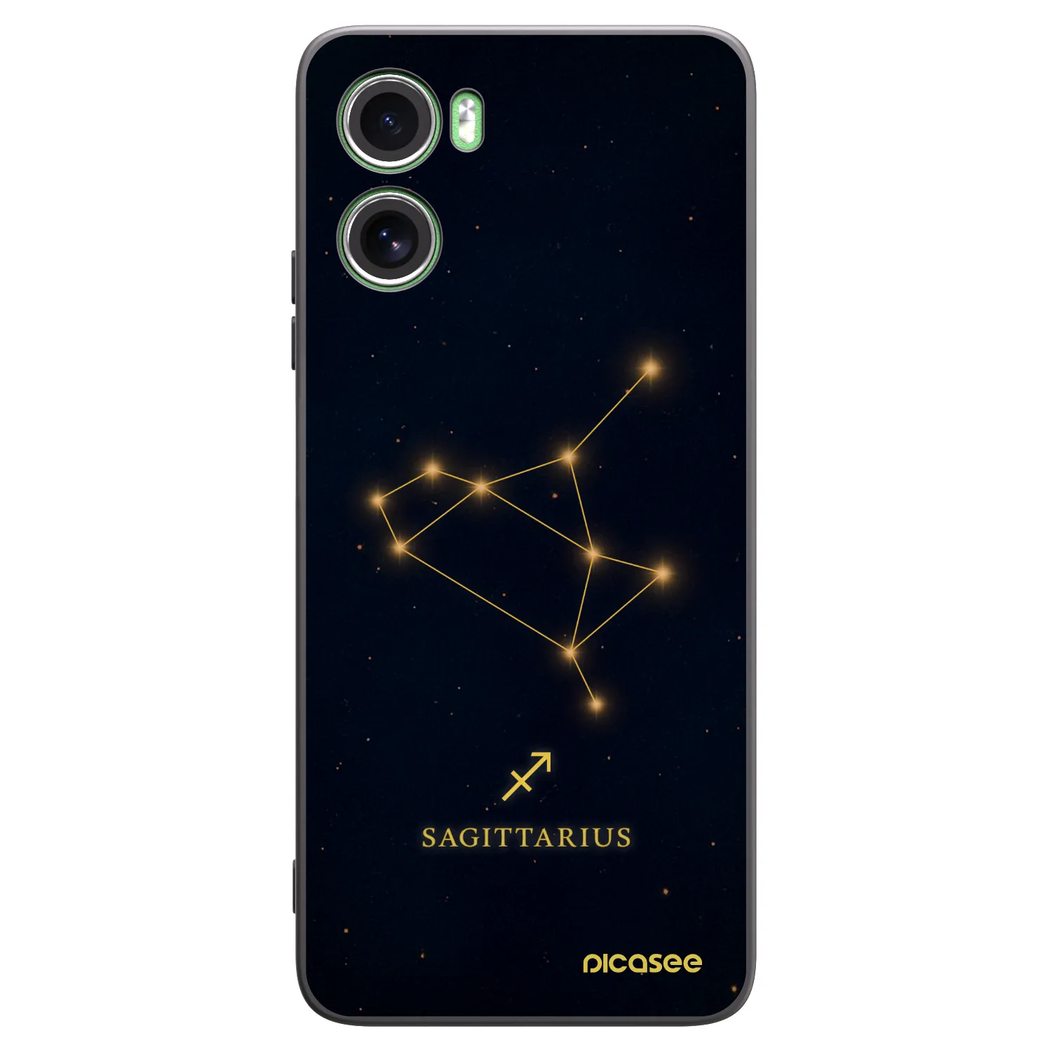 Picasee silikonski črni ovitek za Motorola Moto G06 - SAGITTARIUS