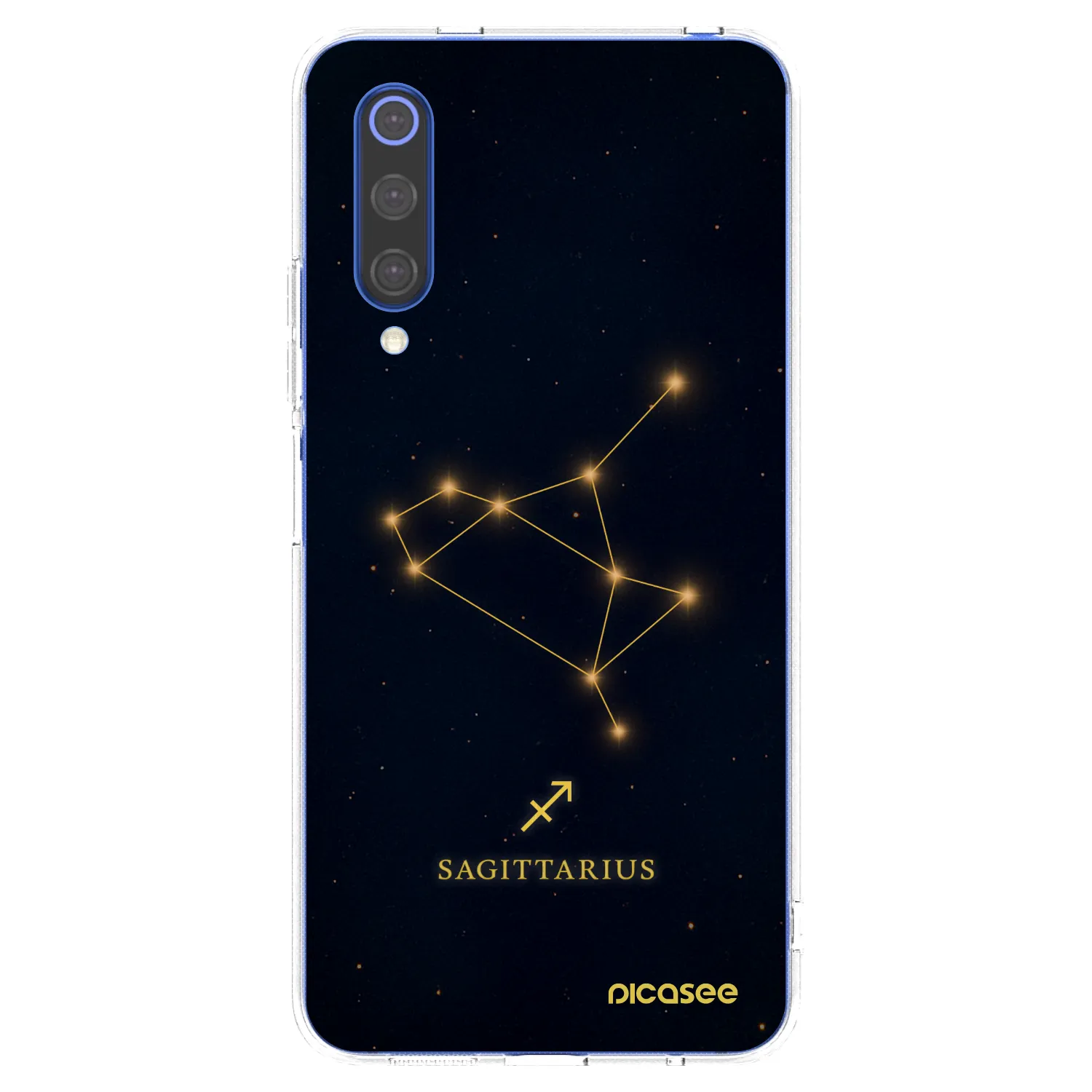 Picasee silikonski prozorni ovitek za Xiaomi Mi 9 SE - SAGITTARIUS