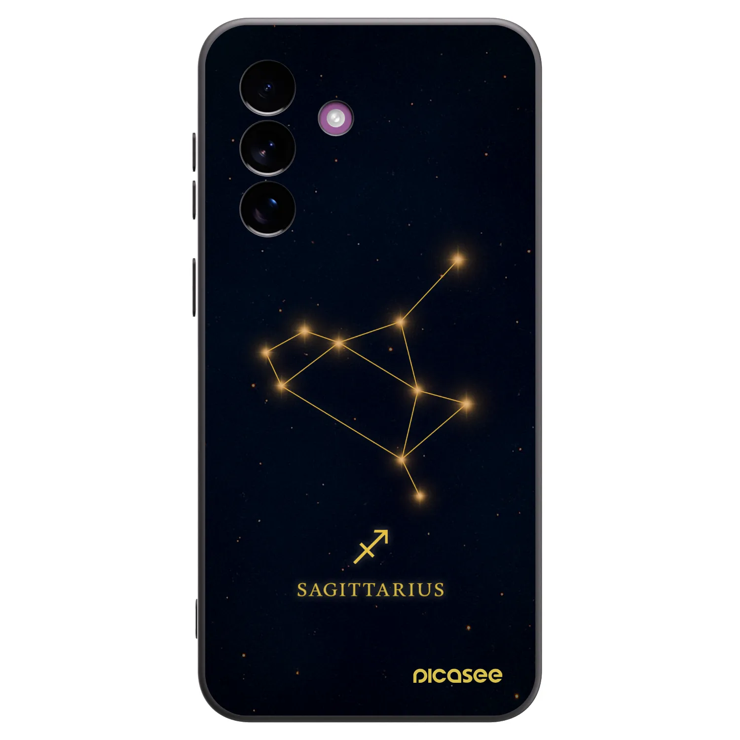 Picasee silikonski črni ovitek za Samsung Galaxy A37 - SAGITTARIUS