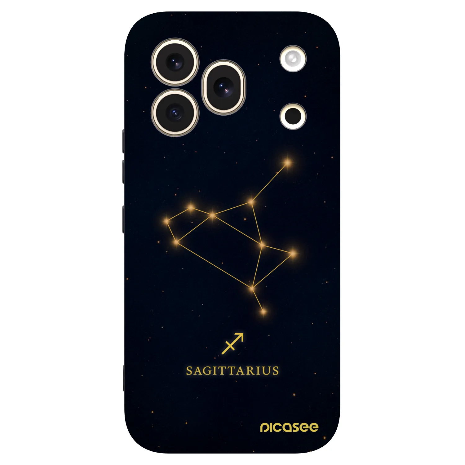 Picasee silikonski črni ovitek za Honor 600 Pro - SAGITTARIUS
