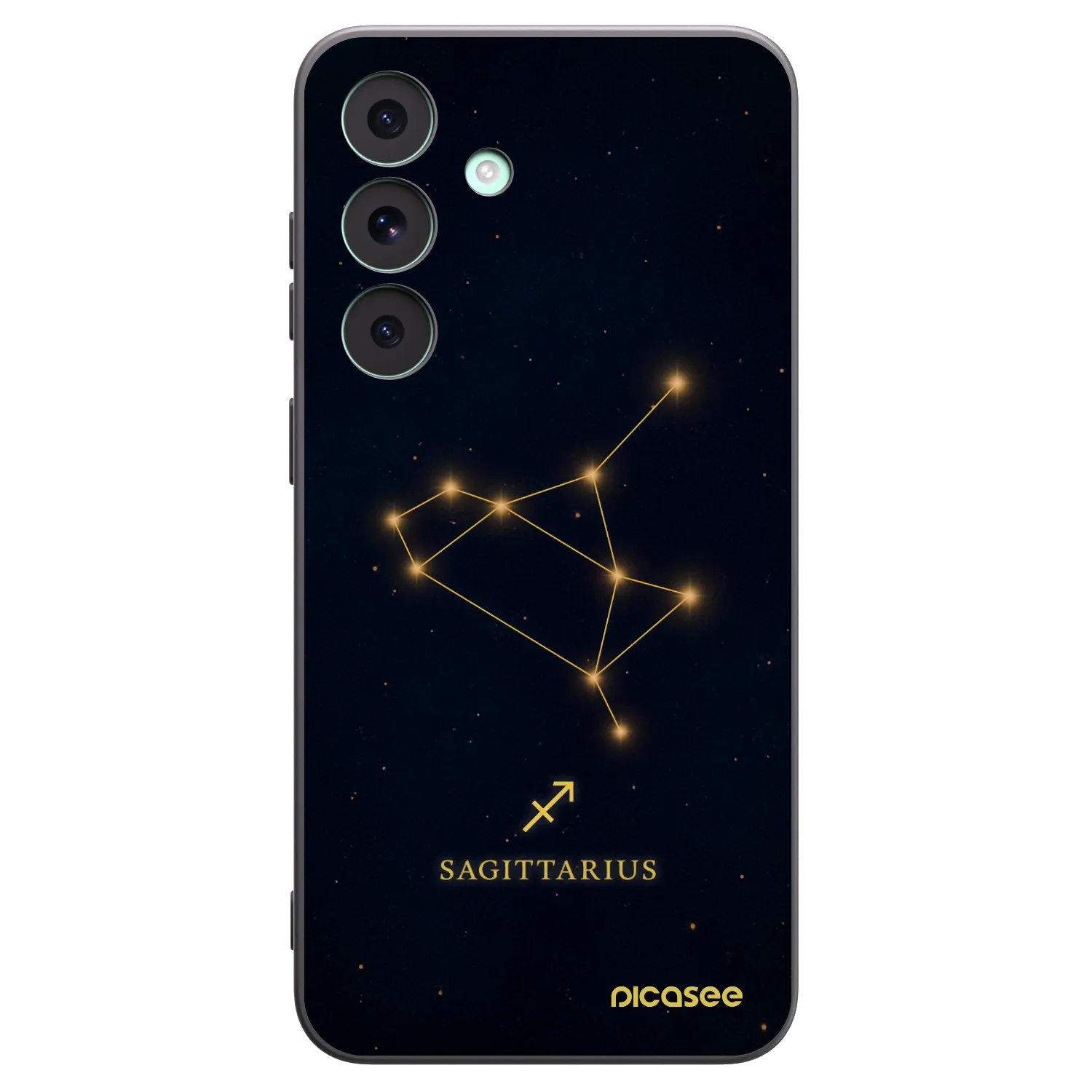 Picasee silikonski črni ovitek za Samsung Galaxy S26 FE - SAGITTARIUS