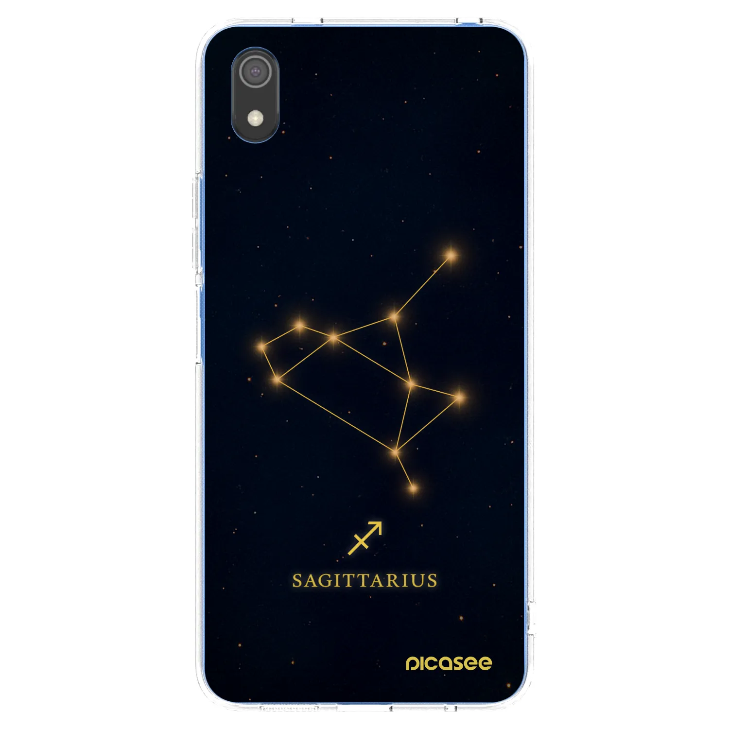 Picasee silikonski prozorni ovitek za Xiaomi Redmi 7A - SAGITTARIUS