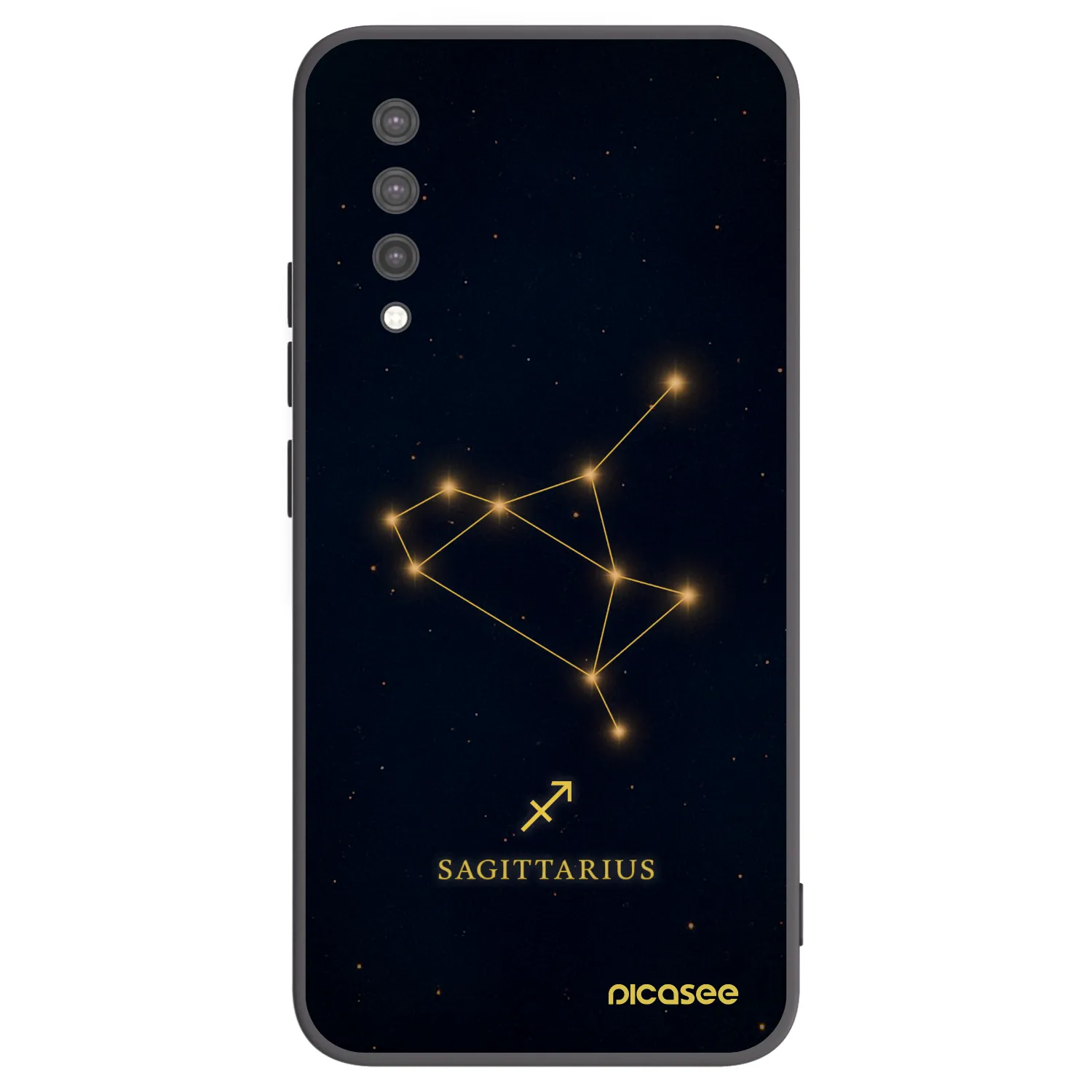 Picasee silikonski črni ovitek za Xiaomi Mi 9 Lite - SAGITTARIUS