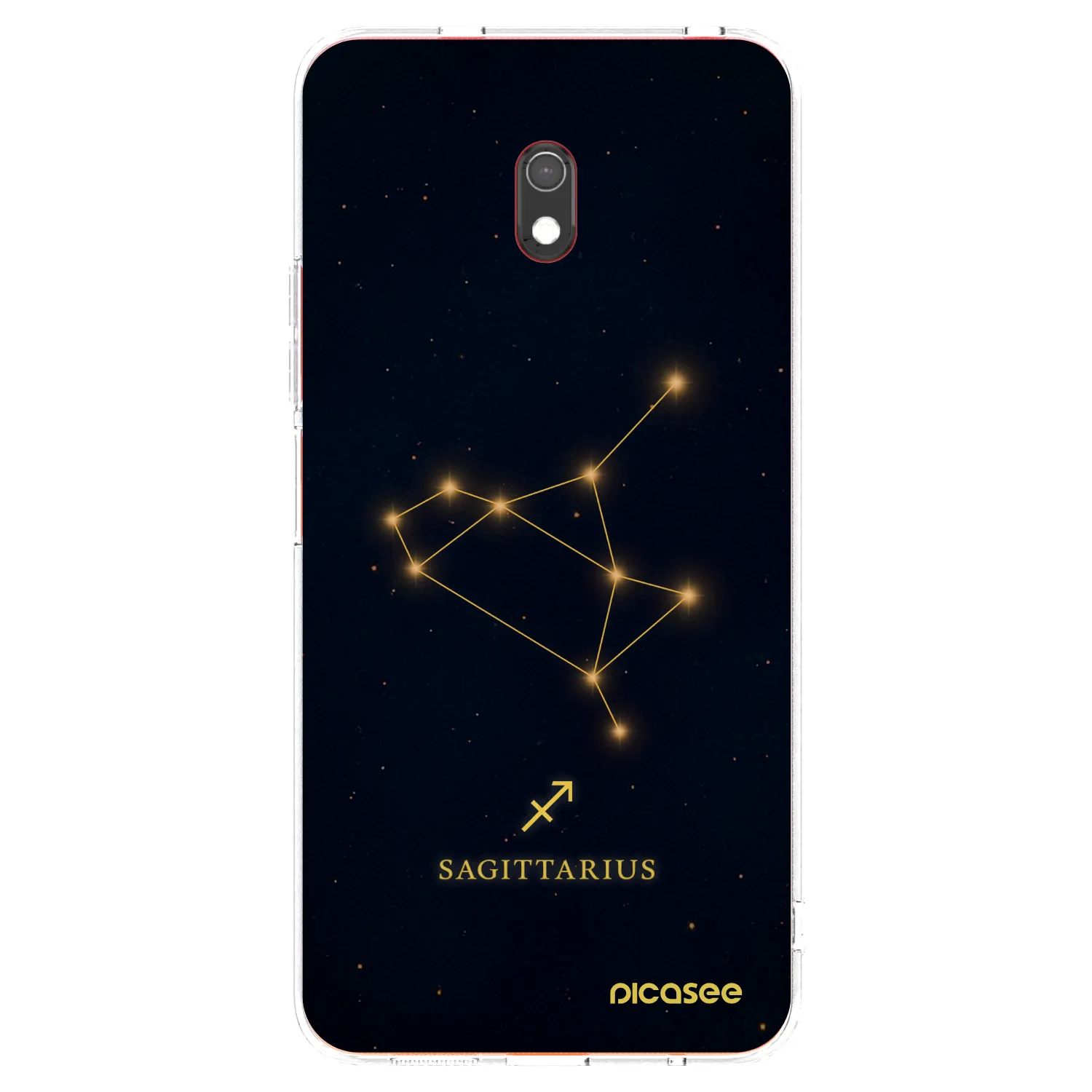 Picasee silikonski prozorni ovitek za Xiaomi Redmi 8A - SAGITTARIUS
