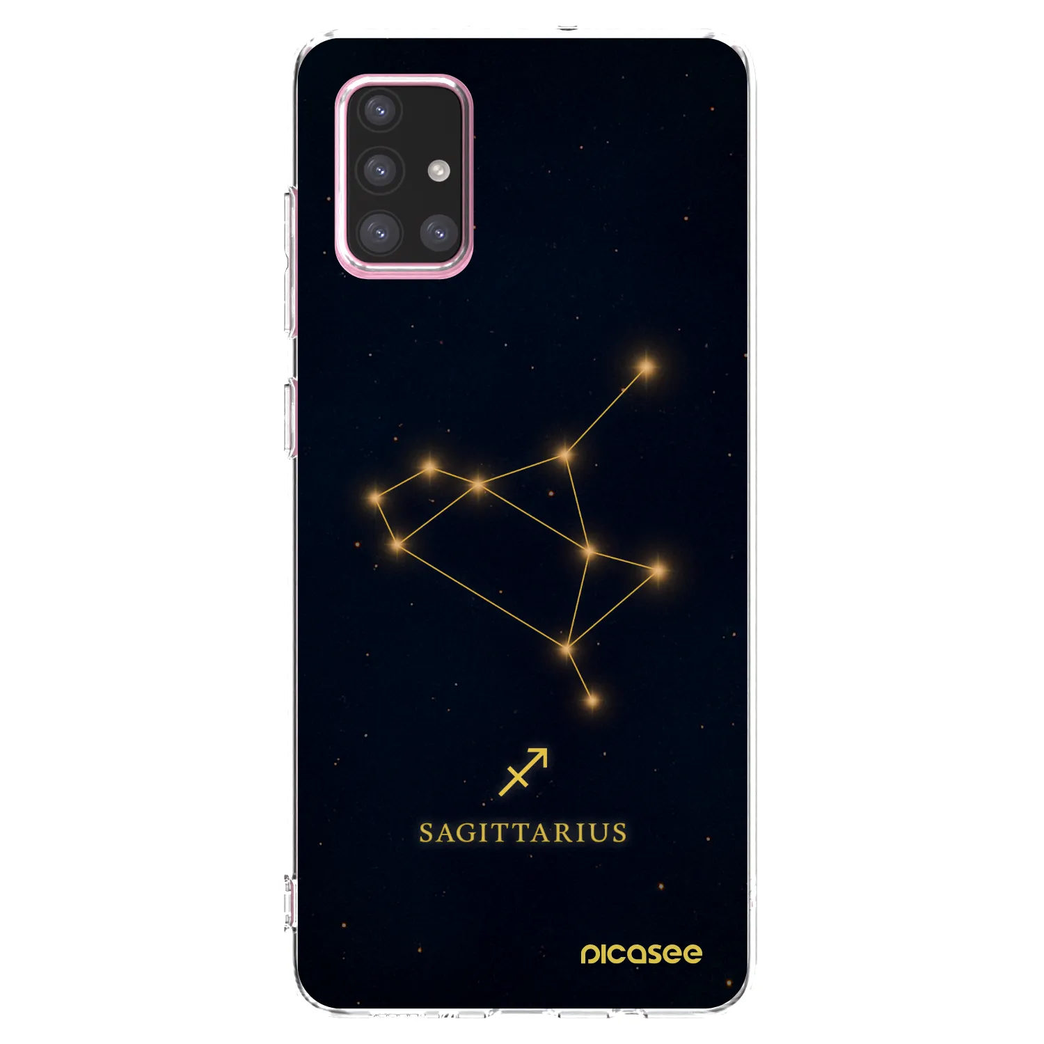 Picasee silikonski prozorni ovitek za Samsung Galaxy A71 A715F - SAGITTARIUS