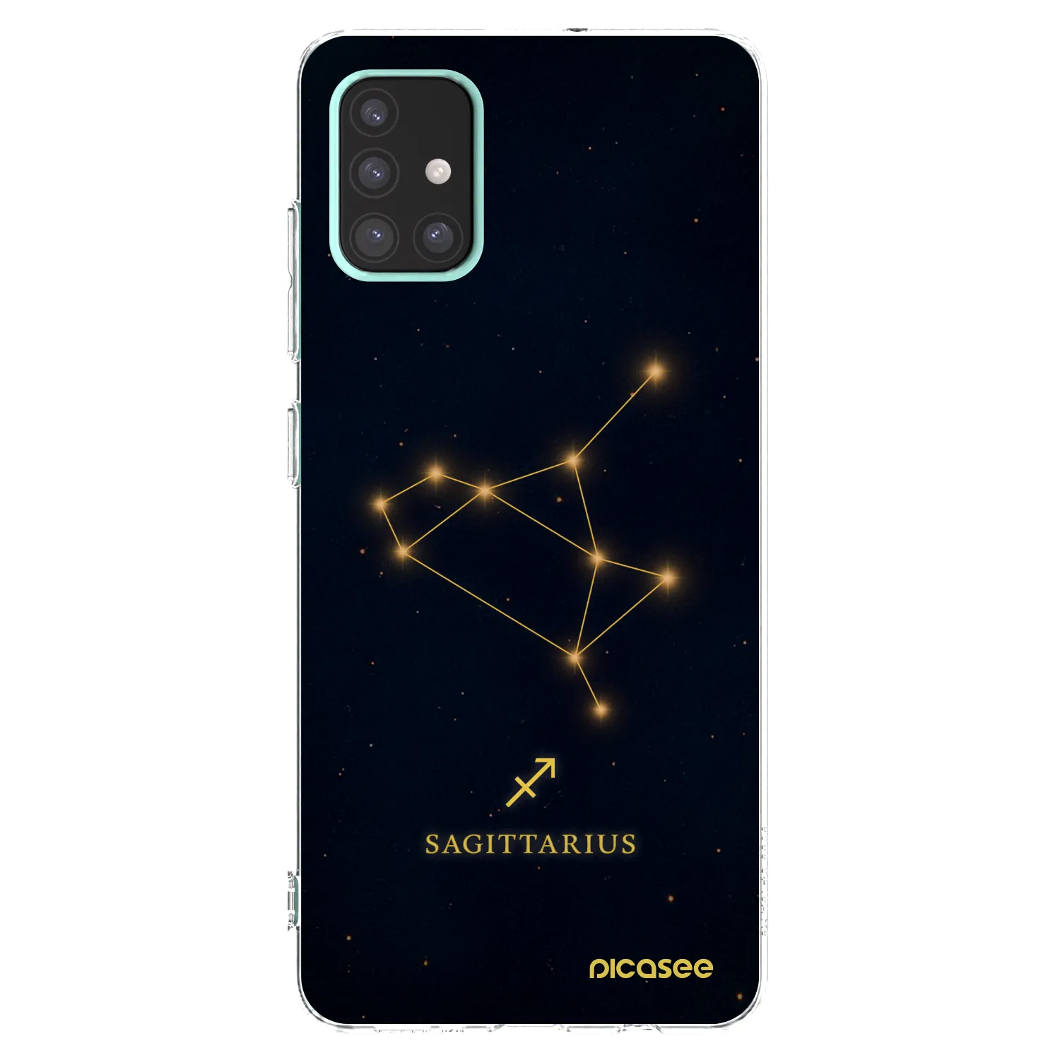 Picasee silikonski prozorni ovitek za Samsung Galaxy A51 A515F - SAGITTARIUS