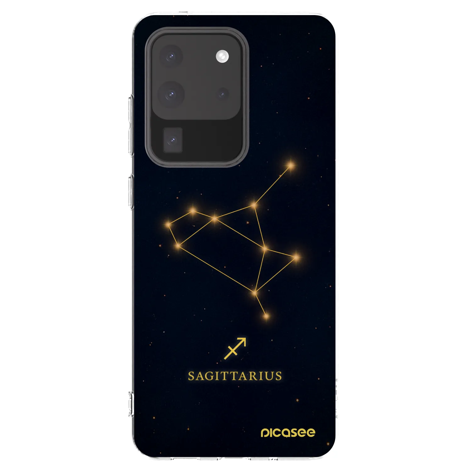 Picasee silikonski prozorni ovitek za Samsung Galaxy S20 Ultra 5G G988F - SAGITTARIUS