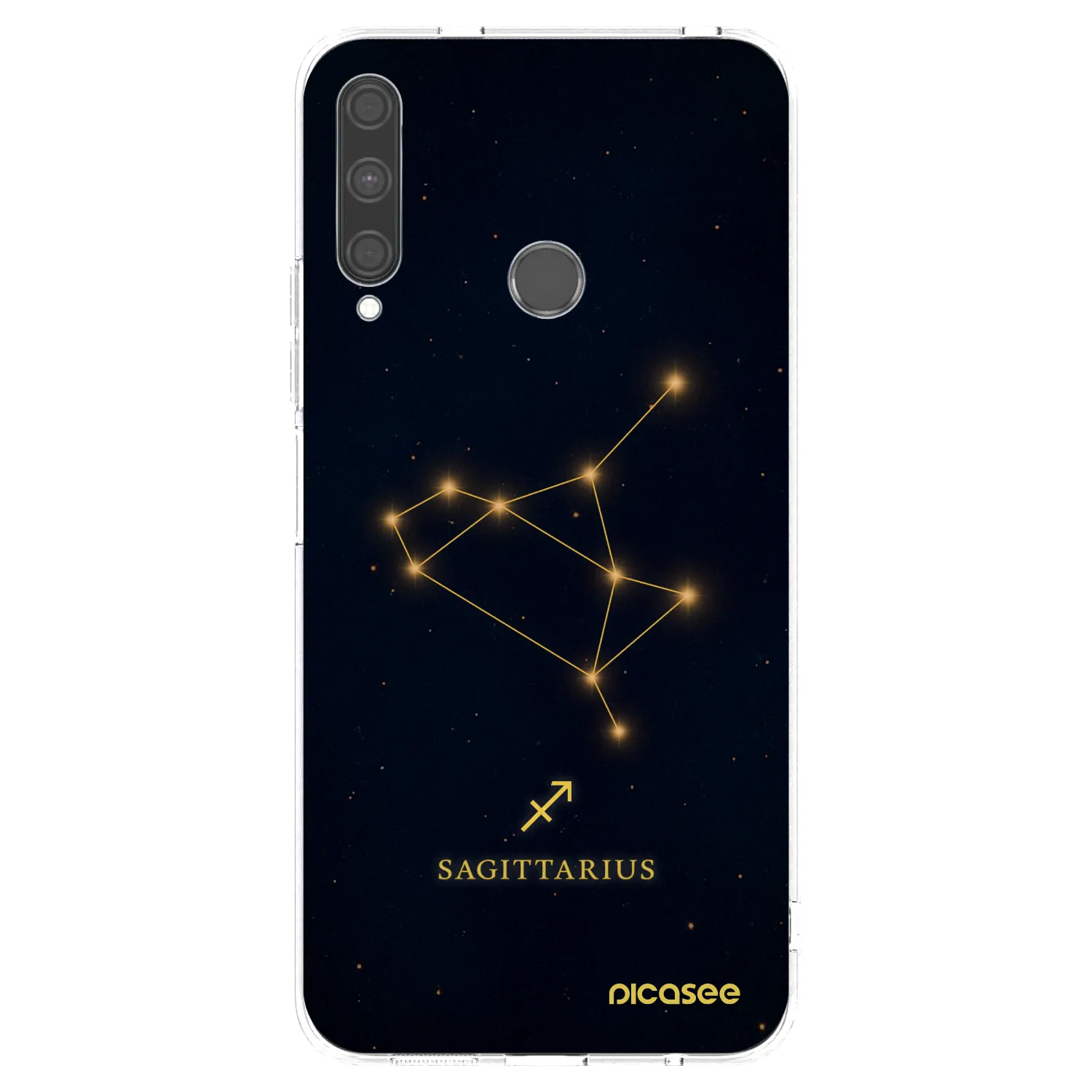 Picasee silikonski prozorni ovitek za Huawei P40 Lite E - SAGITTARIUS
