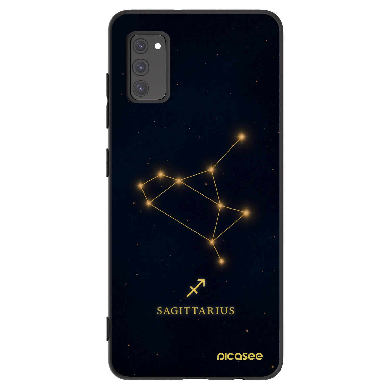 Picasee silikonski črni ovitek za Samsung Galaxy A41 A415F - SAGITTARIUS