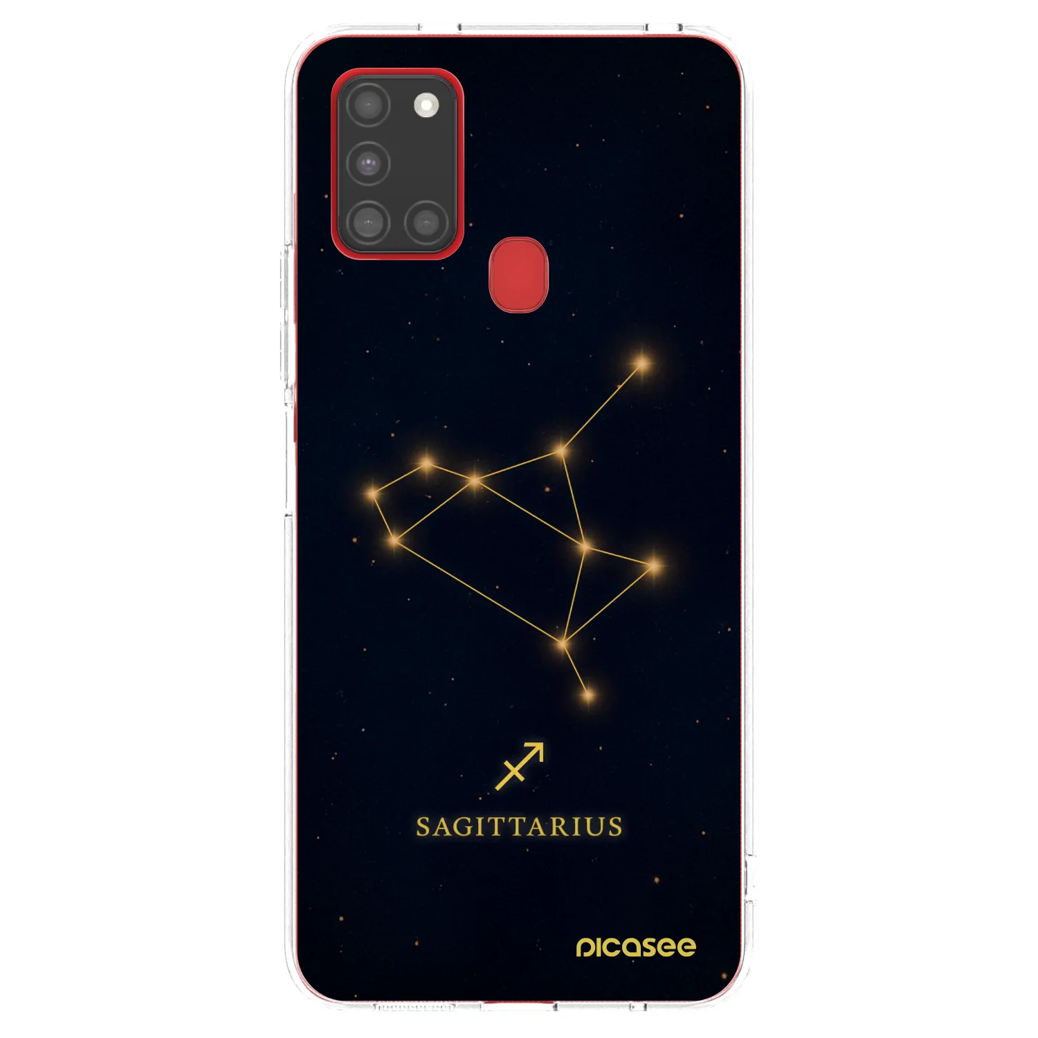 Picasee silikonski prozorni ovitek za Samsung Galaxy A21s - SAGITTARIUS