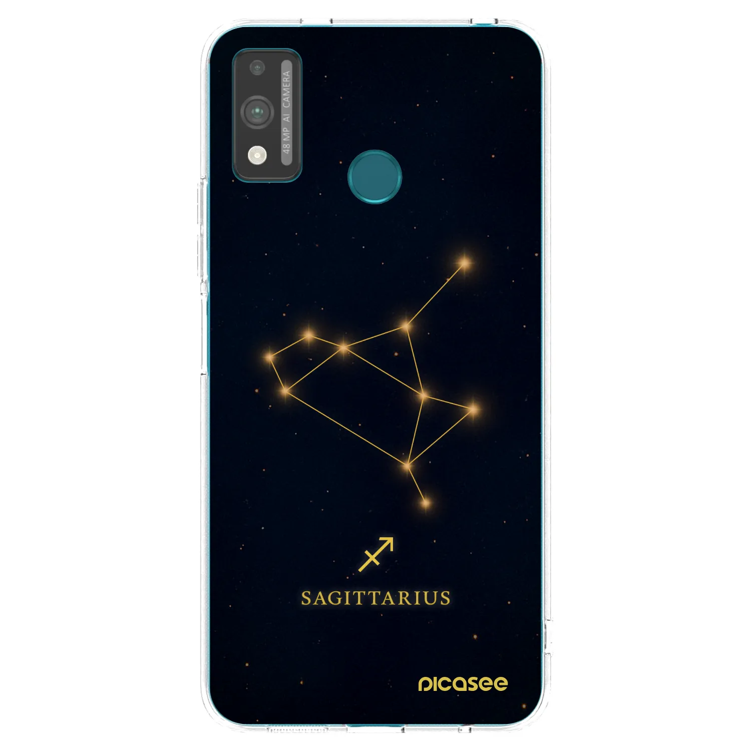 Picasee silikonski prozorni ovitek za Honor 9X Lite - SAGITTARIUS