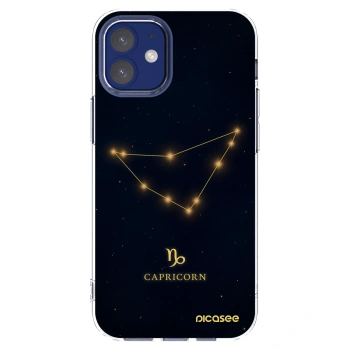 Picasee silikonski prozorni ovitek za Apple iPhone 12 mini - CAPRICORN