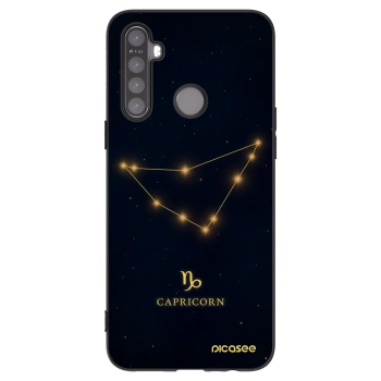 Picasee silikonski črni ovitek za Realme 6i - CAPRICORN