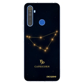 Picasee silikonski prozorni ovitek za Realme 5 - CAPRICORN