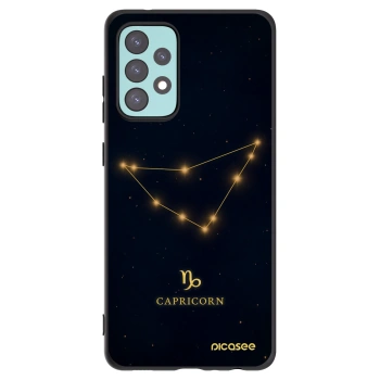 Picasee silikonski črni ovitek za Samsung Galaxy A72 A725F - CAPRICORN