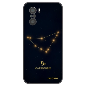 Picasee silikonski črni ovitek za Xiaomi Poco F3 - CAPRICORN