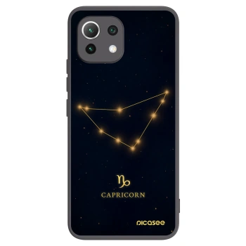 Picasee silikonski črni ovitek za Xiaomi 11 Lite 5G NE - CAPRICORN