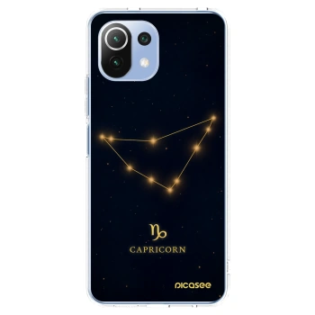 Picasee silikonski prozorni ovitek za Xiaomi 11 Lite 5G NE - CAPRICORN