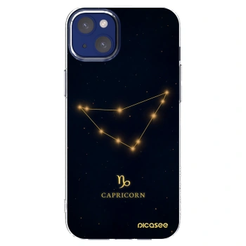Picasee silikonski prozorni ovitek za Apple iPhone 14 Plus - CAPRICORN
