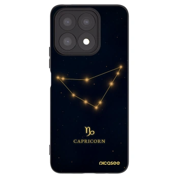 Picasee silikonski črni ovitek za Honor X8a - CAPRICORN