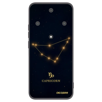 Picasee silikonski črni ovitek za Honor Magic5 Lite 5G - CAPRICORN