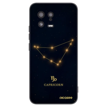 Picasee silikonski črni ovitek za Xiaomi 13 - CAPRICORN
