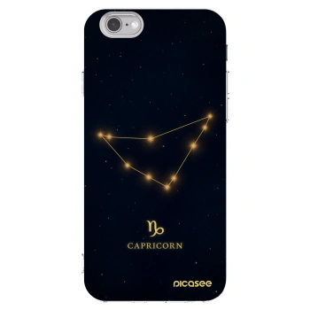Picasee silikonski prozorni ovitek za Apple iPhone 6/6S - CAPRICORN