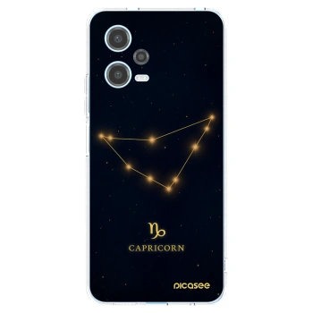 Picasee silikonski prozorni ovitek za Xiaomi Redmi Note 12 5G - CAPRICORN