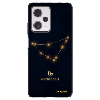 Picasee silikonski črni ovitek za Xiaomi Redmi Note 12 Pro+ 5G - CAPRICORN