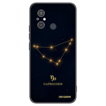 Picasee silikonski črni ovitek za Xiaomi Redmi 12C - CAPRICORN
