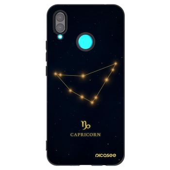 Picasee silikonski črni ovitek za Huawei Nova 3 - CAPRICORN