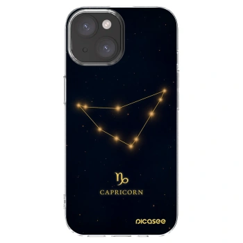 Picasee silikonski prozorni ovitek za Apple iPhone 15 - CAPRICORN