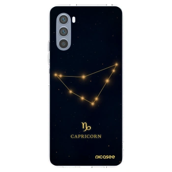 Picasee silikonski prozorni ovitek za Motorola Moto G62 - CAPRICORN