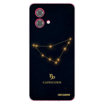 Picasee silikonski prozorni ovitek za Motorola Moto G84 5G - CAPRICORN