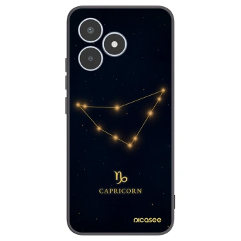 Picasee silikonski črni ovitek za Realme C53 - CAPRICORN