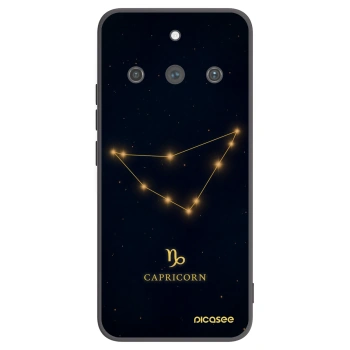 Picasee silikonski črni ovitek za Realme 11 Pro+ - CAPRICORN