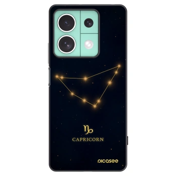 Picasee silikonski črni ovitek za Xiaomi Redmi Note 13 5G - CAPRICORN