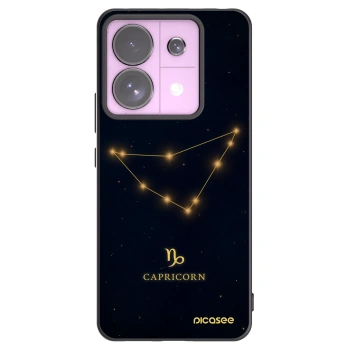 Picasee silikonski črni ovitek za Xiaomi Redmi Note 13 Pro 5G - CAPRICORN