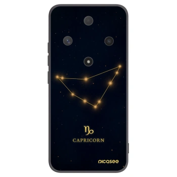 Picasee silikonski črni ovitek za Honor Magic6 Lite 5G - CAPRICORN