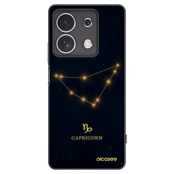 Picasee silikonski črni ovitek za Xiaomi Redmi Note 13 4G - CAPRICORN