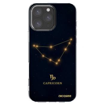 Picasee silikonski prozorni ovitek za Apple iPhone 16 Pro Max - CAPRICORN