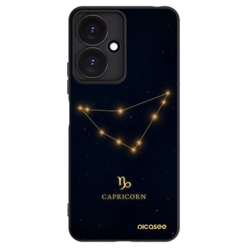 Picasee silikonski črni ovitek za Xiaomi Redmi 13C 5G - CAPRICORN
