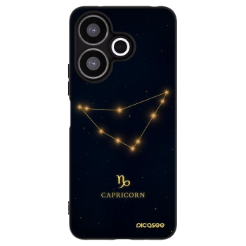 Picasee silikonski črni ovitek za Xiaomi Redmi 13 4G - CAPRICORN