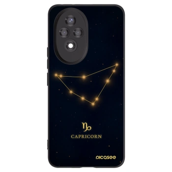 Picasee silikonski črni ovitek za Honor 200 Pro 5G - CAPRICORN